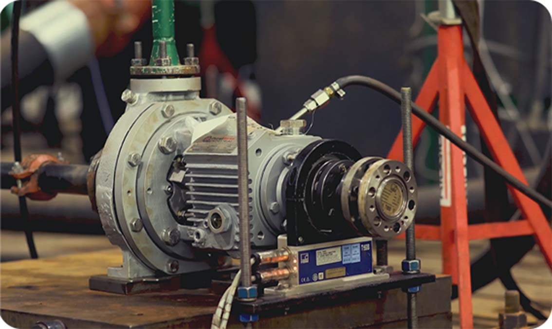 image of pump being tested