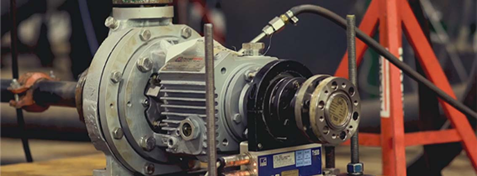 Centrifugal pump assembly at PumpWorks used in a blog about pump head vs pressure